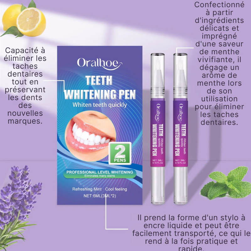 ✨ Stylo Blanchissant Pour Dents – ORALHOE