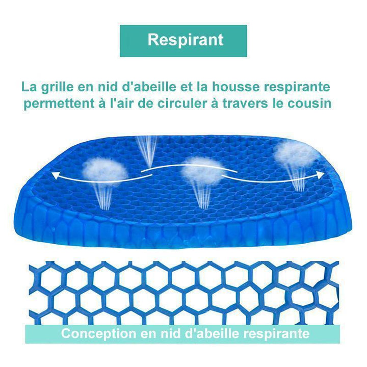 COUSIN EN GEL CONFORTABLE ET PRATIQUE