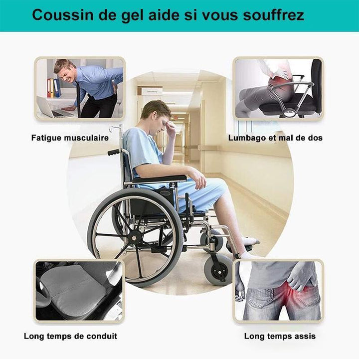 COUSIN EN GEL CONFORTABLE ET PRATIQUE