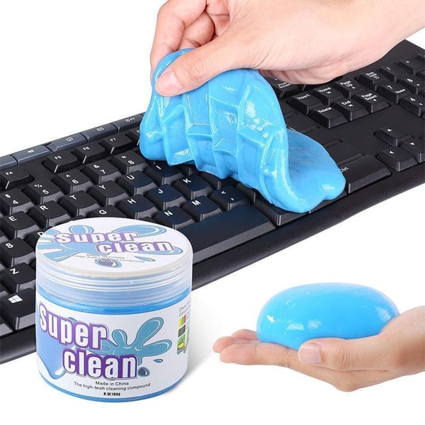 Gel Nettoyant Réutilisable Super Clean pour Clavier et Voiture