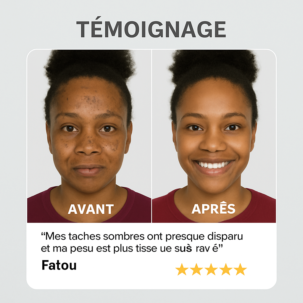 Crème visage régénérante anti-tâches