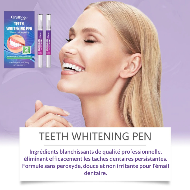 ✨ Stylo Blanchissant Pour Dents – ORALHOE