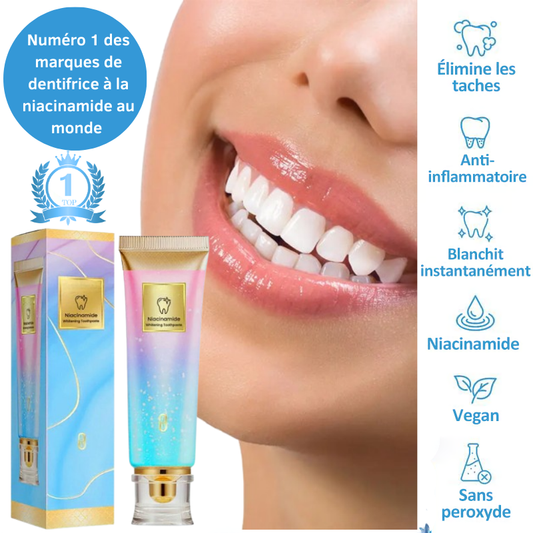 Dentifrice blanchissant à la Niacinamide Ultra Efficace