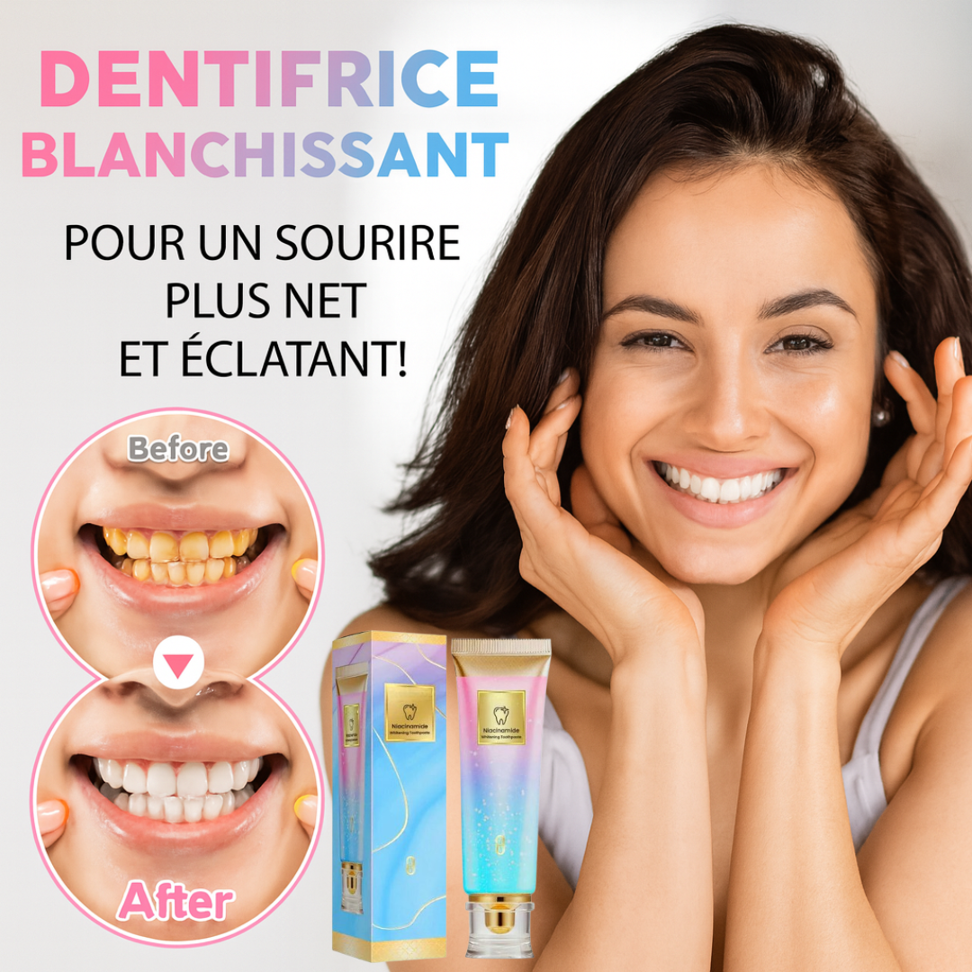 Dentifrice blanchissant à la Niacinamide Ultra Efficace