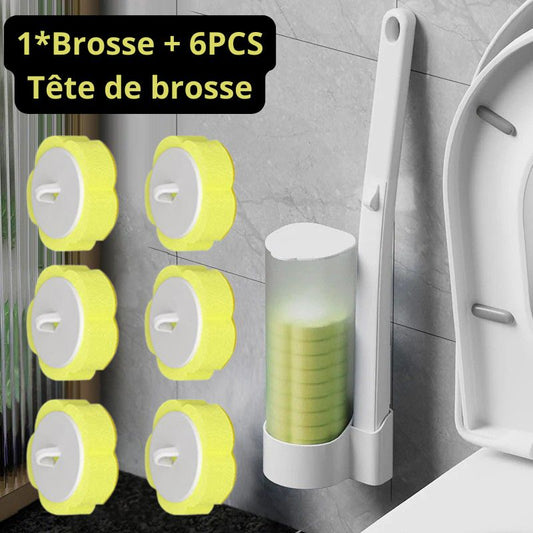 Système de nettoyage des toilettes à usage unique