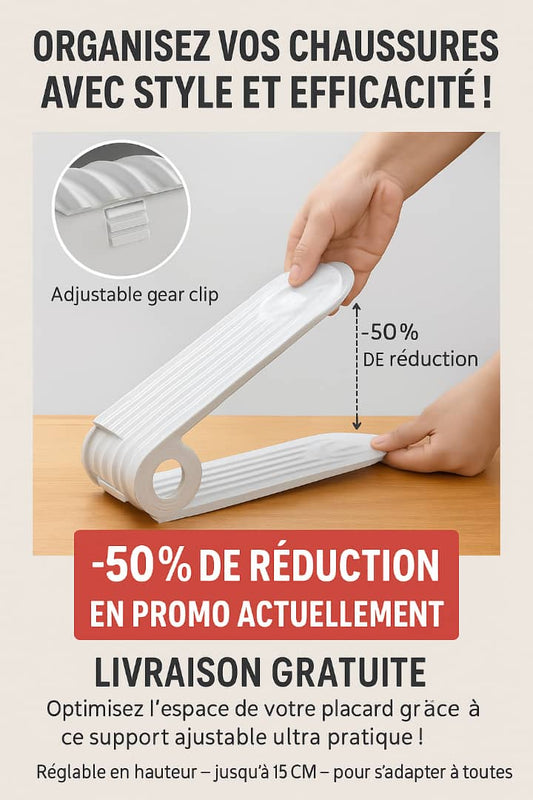 Organiseur de Chaussures Double Étage