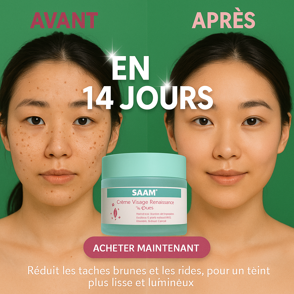 Crème visage régénérante anti-tâches