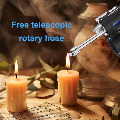 Briquet Électronique à Tuyau Rétractable et Pivotant